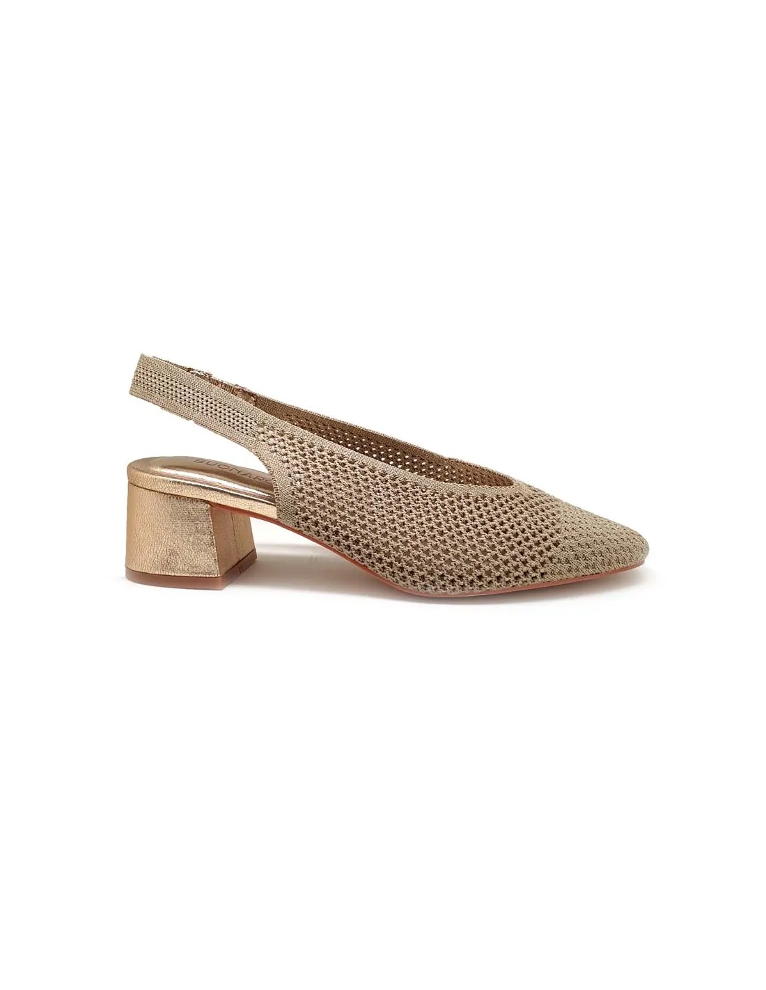 BUONAROTTI ZAPATO DE PUNTO DESTALONADO CON TACÓN GRUESO S3195