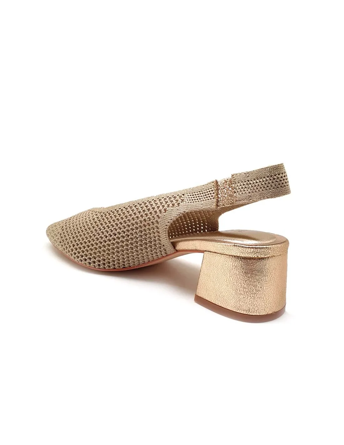 BUONAROTTI ZAPATO DE PUNTO DESTALONADO CON TACÓN GRUESO S3195