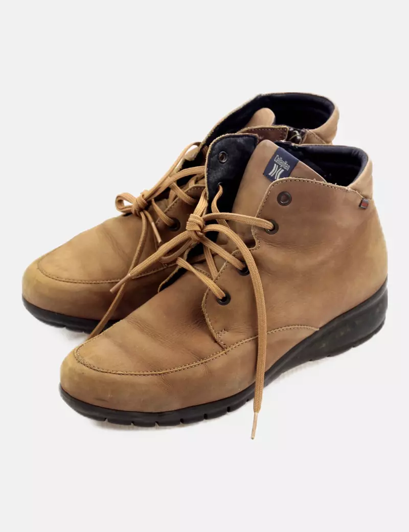Callaghan Botín marrón cordones