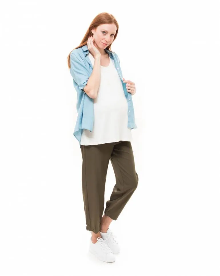 CAMISA PREMAMÁ TENCEL