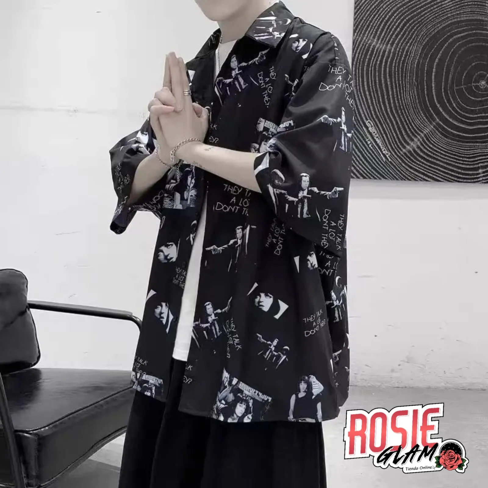 CAMISA PULP FICTION  ROSIEGLAM