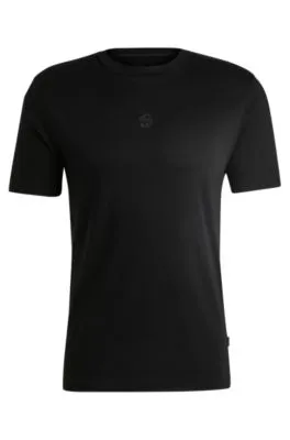 Camiseta de algodón mercerizado con monograma Double B