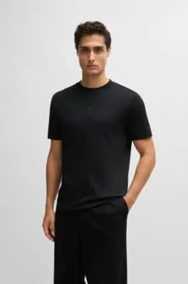 Camiseta de algodón mercerizado con monograma Double B