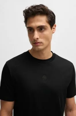 Camiseta de algodón mercerizado con monograma Double B