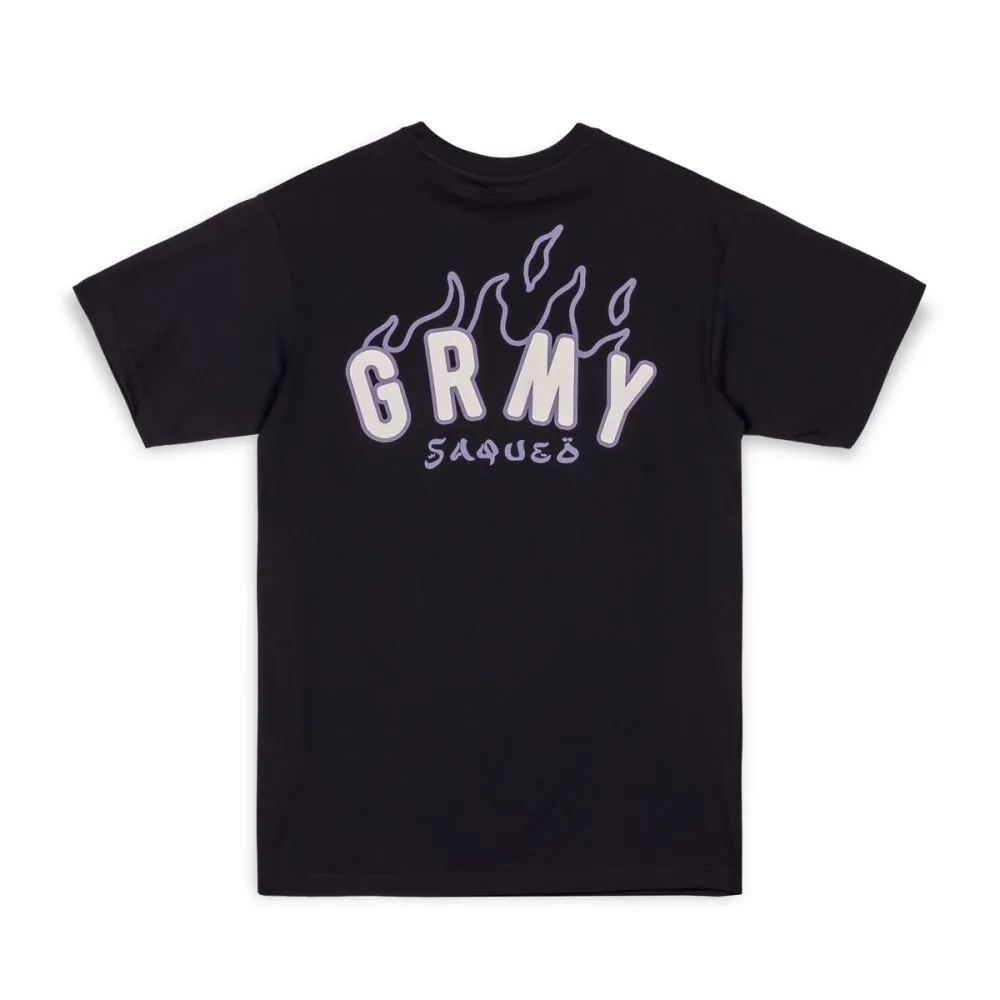 CAMISETA GRIMEY CLOVEN TONGUES SAQUEO REGULAR  BLACK | SUMMER 23
