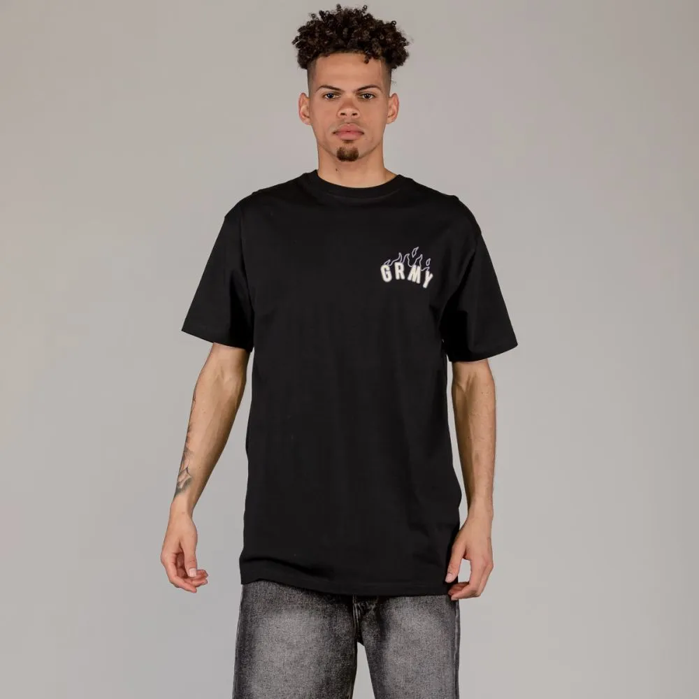CAMISETA GRIMEY CLOVEN TONGUES SAQUEO REGULAR  BLACK | SUMMER 23