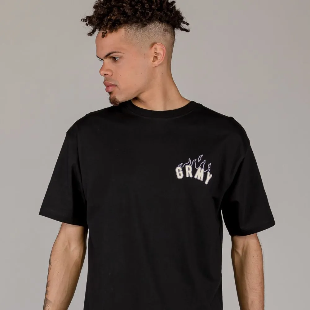 CAMISETA GRIMEY CLOVEN TONGUES SAQUEO REGULAR  BLACK | SUMMER 23