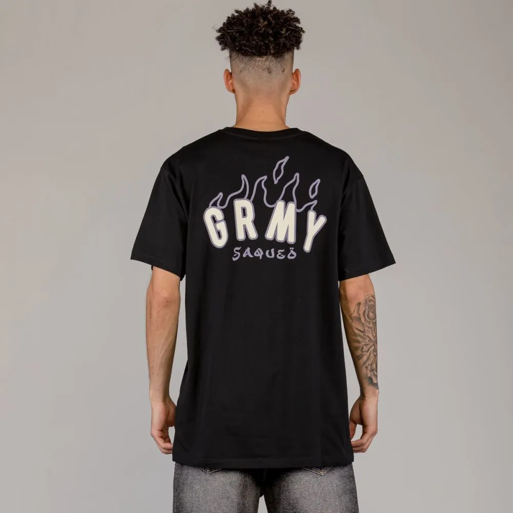 CAMISETA GRIMEY CLOVEN TONGUES SAQUEO REGULAR  BLACK | SUMMER 23