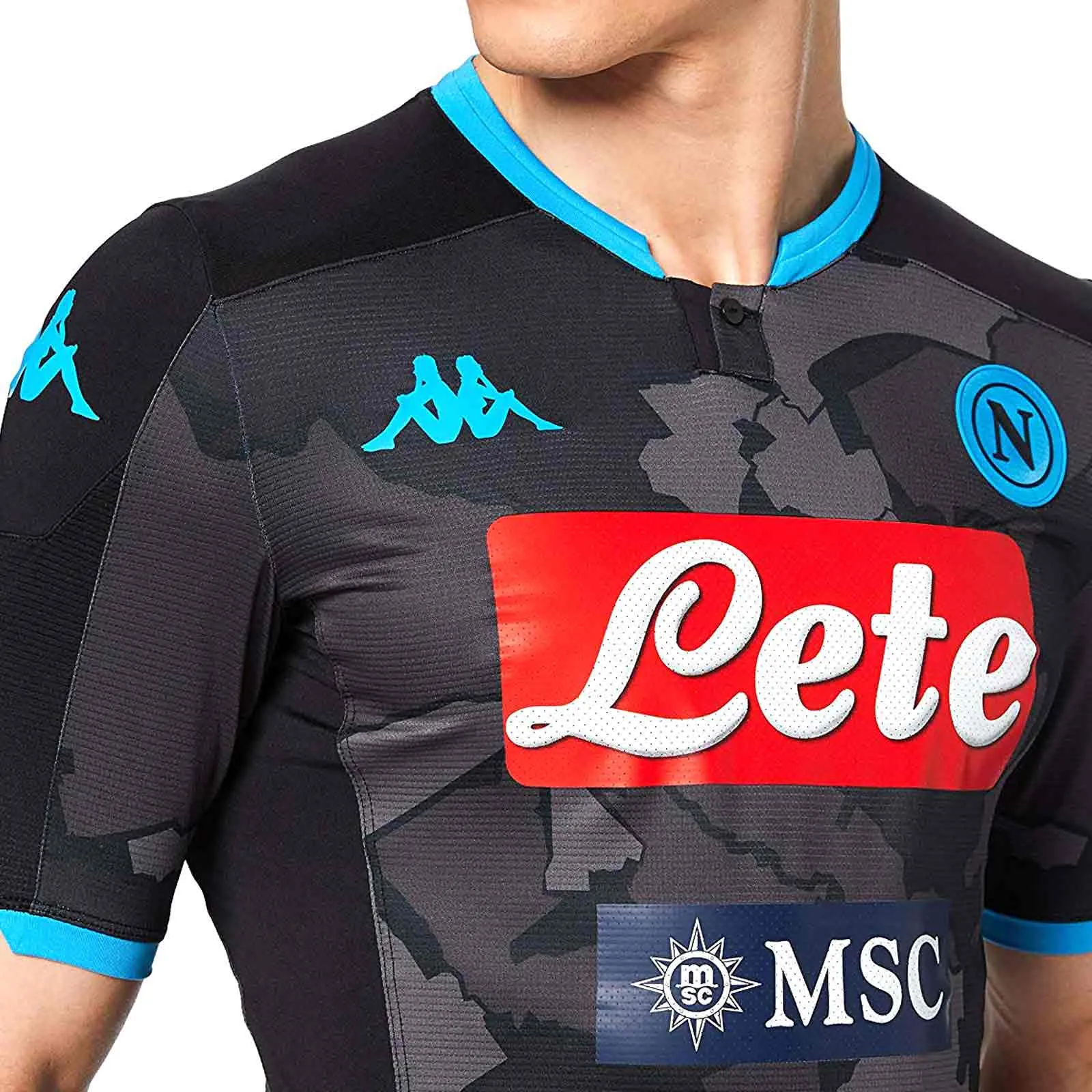 Camiseta Kappa Nápoles 2019 2020 District