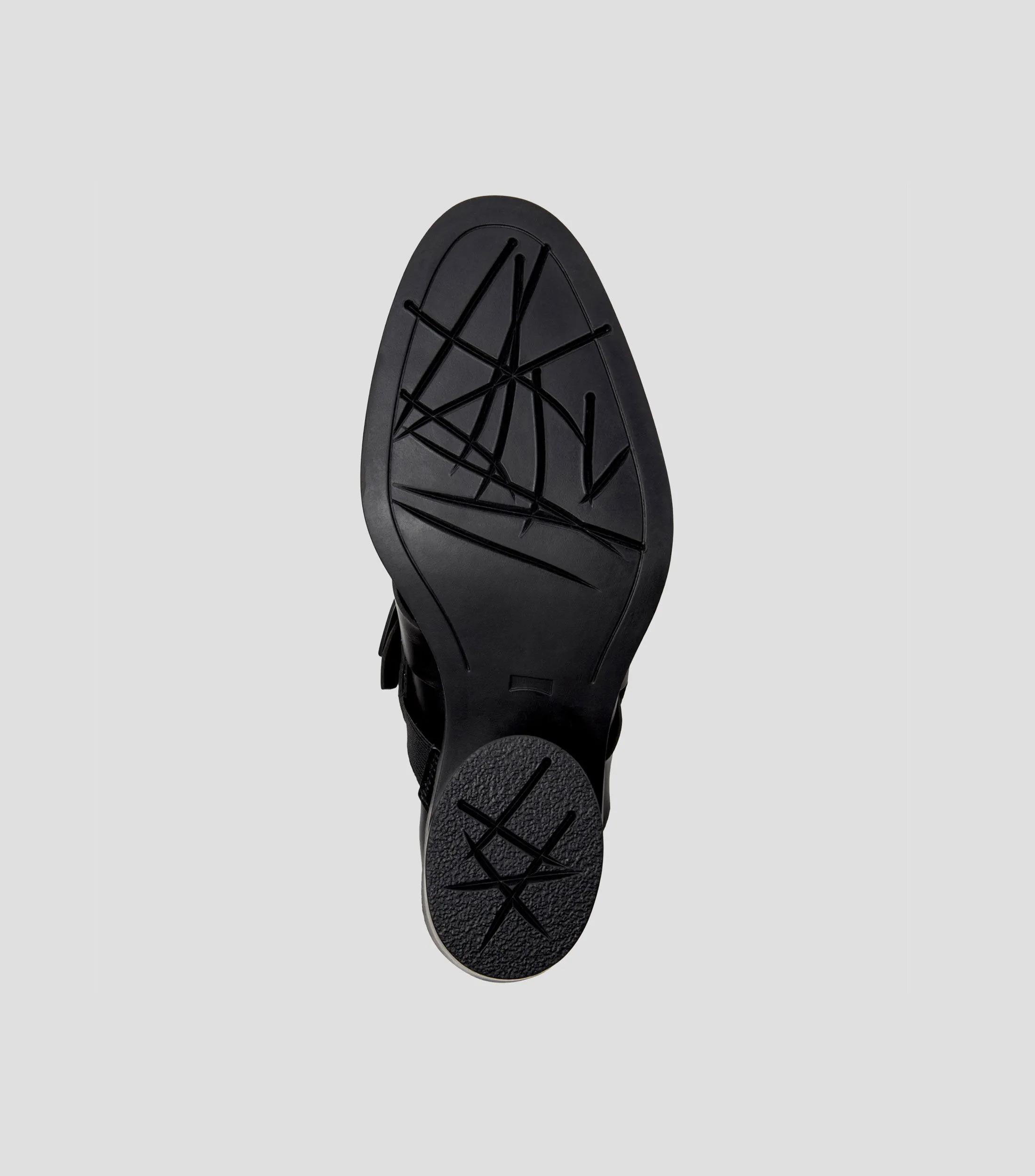 Camper Zapatos Casuales Oxford en Piel con tacón bajo y ancho Mujer