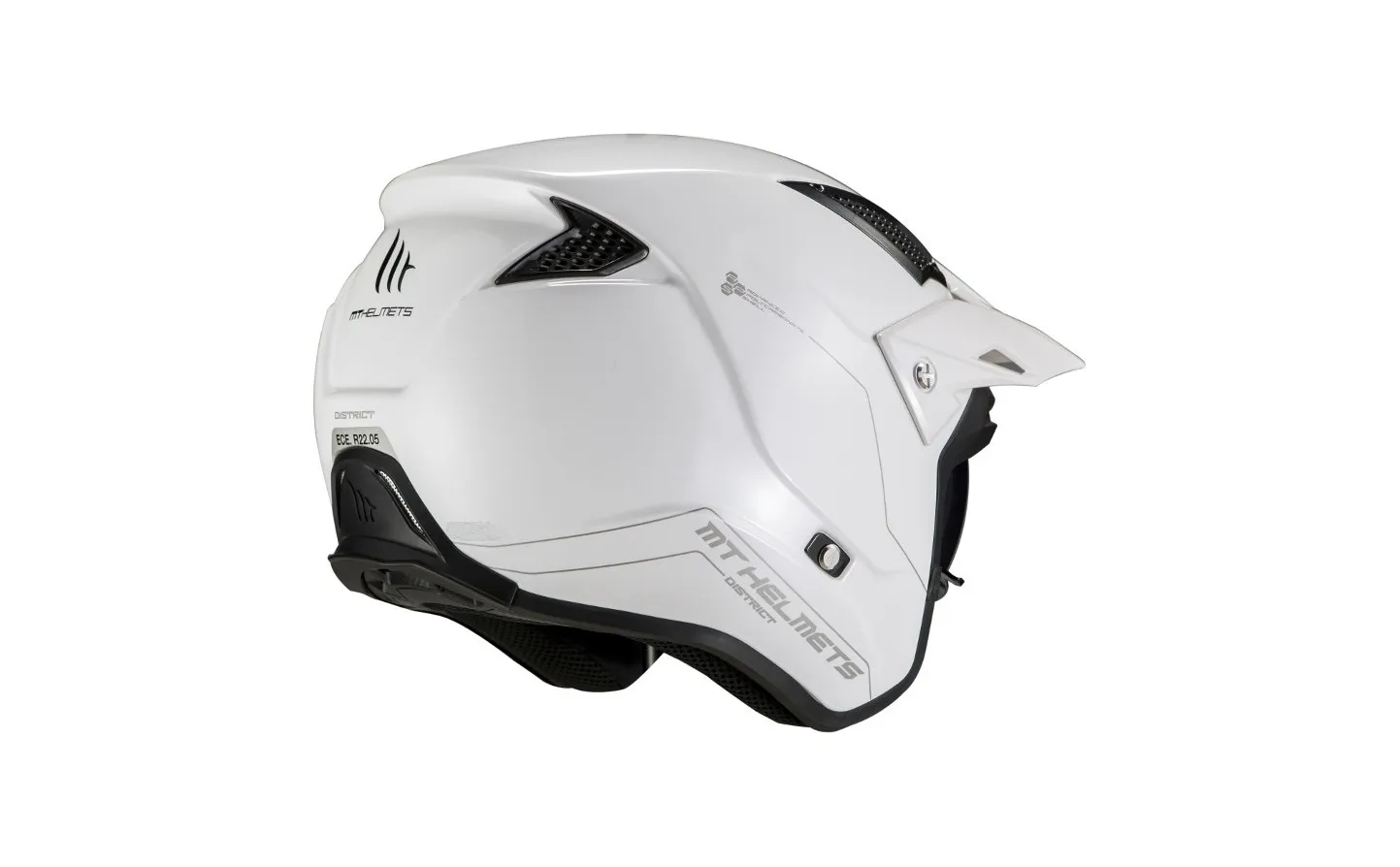 Casco MT District SV Solid Blanco Perla |126800000|