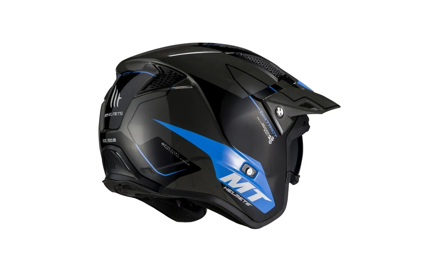 Casco MT District SV Summit Azul Brillo |12685697713|