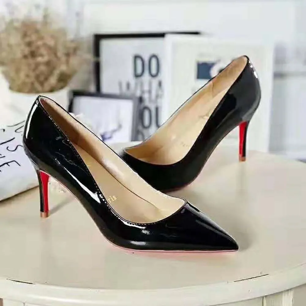 CHRISTIAN LOUBOUTIN ZAPATOS MUJER PIGALLE 85 MM ALTURA TACóNNEGRO