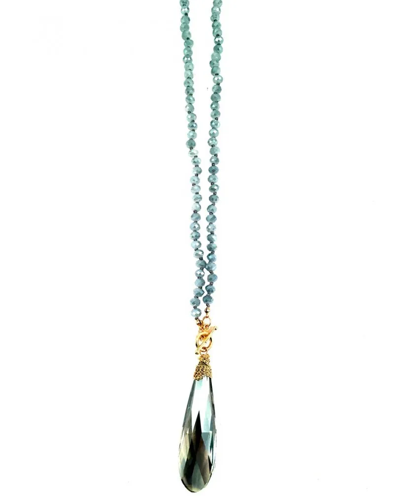 COLLAR LARGO ORIGINAL DEL CRISTAL
