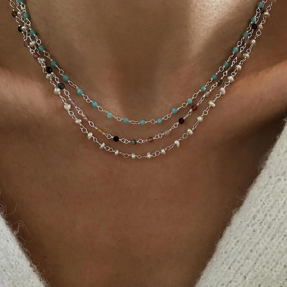 Collar Vinka Amazonita