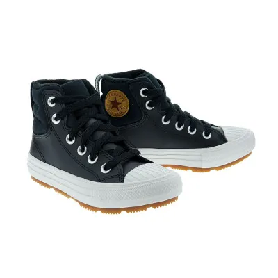 CONVERSEBota piel niño cordones Conversse Ctas Boot Hi