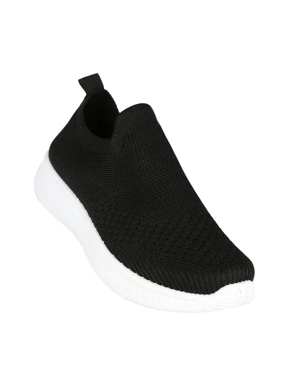 Cox Zapatos deportivos sin cordones para mujer