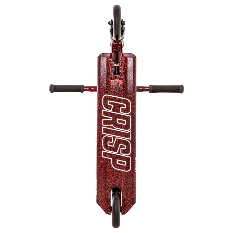 Crisp Inception  Freestyle Scooter Red Cracking