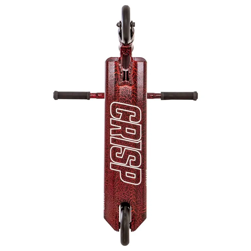 Crisp Inception  Freestyle Scooter Red Cracking