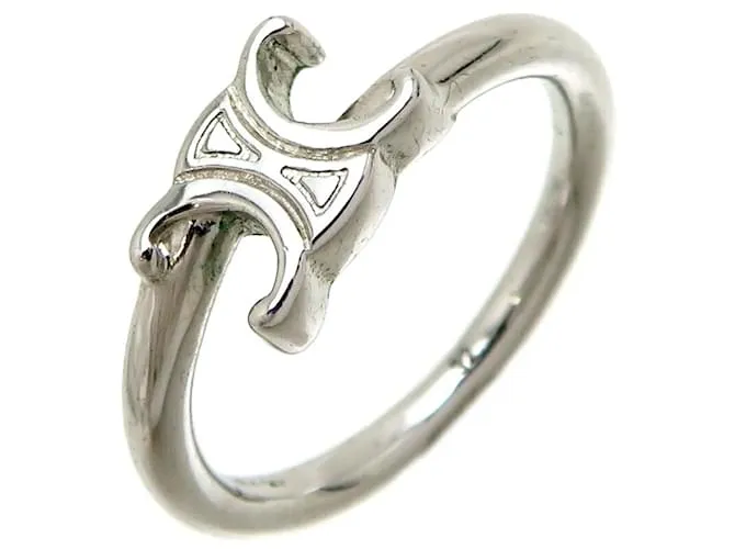 Céline Celine #52 Triomphe Anillo Asimétrico para Mujeres 