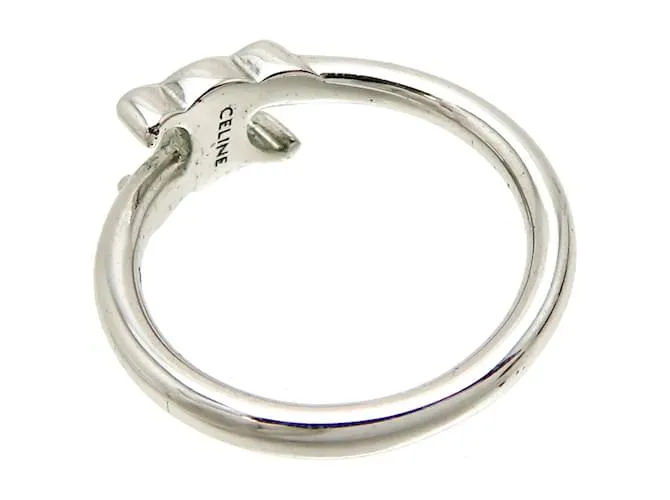 Céline Celine #52 Triomphe Anillo Asimétrico para Mujeres 