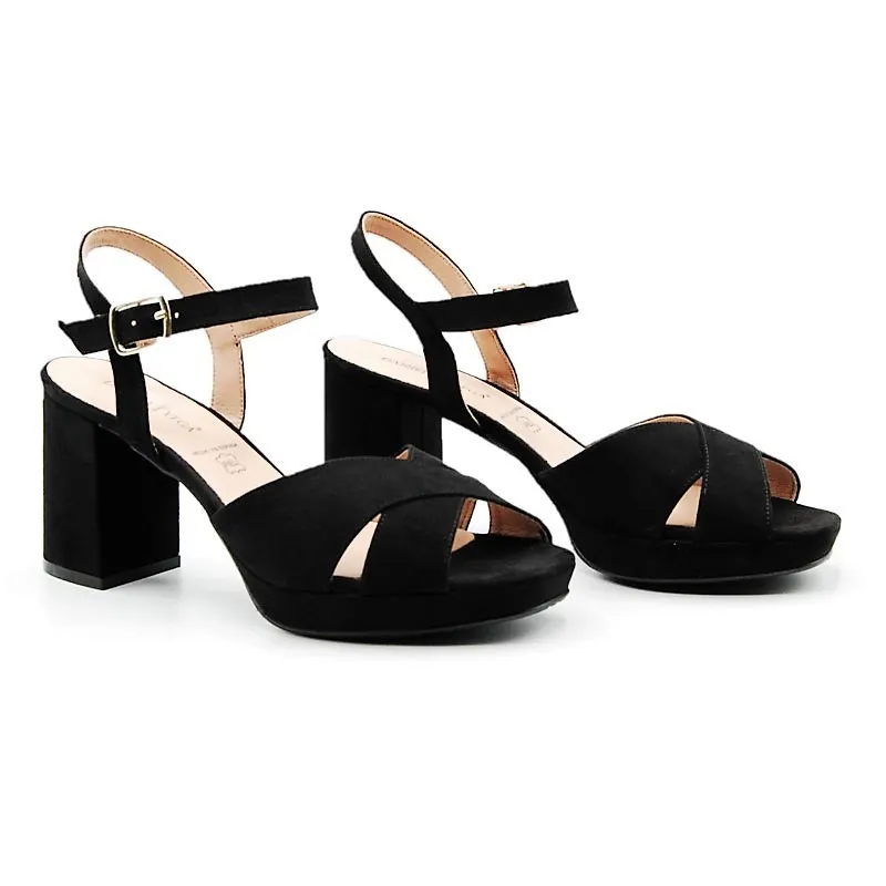 DANIELA X VEGA 1604 Negro sandalia vestir