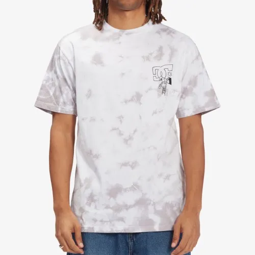 DC Shoes Fill In Tee High Rise/White Blochy Tiedye
