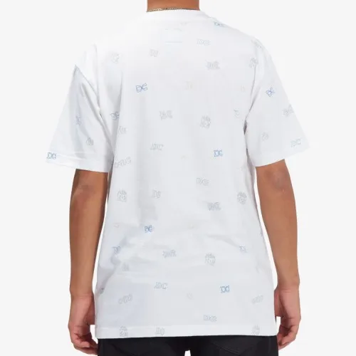 DC Shoes Wild Style Tee White Ditzy Multi