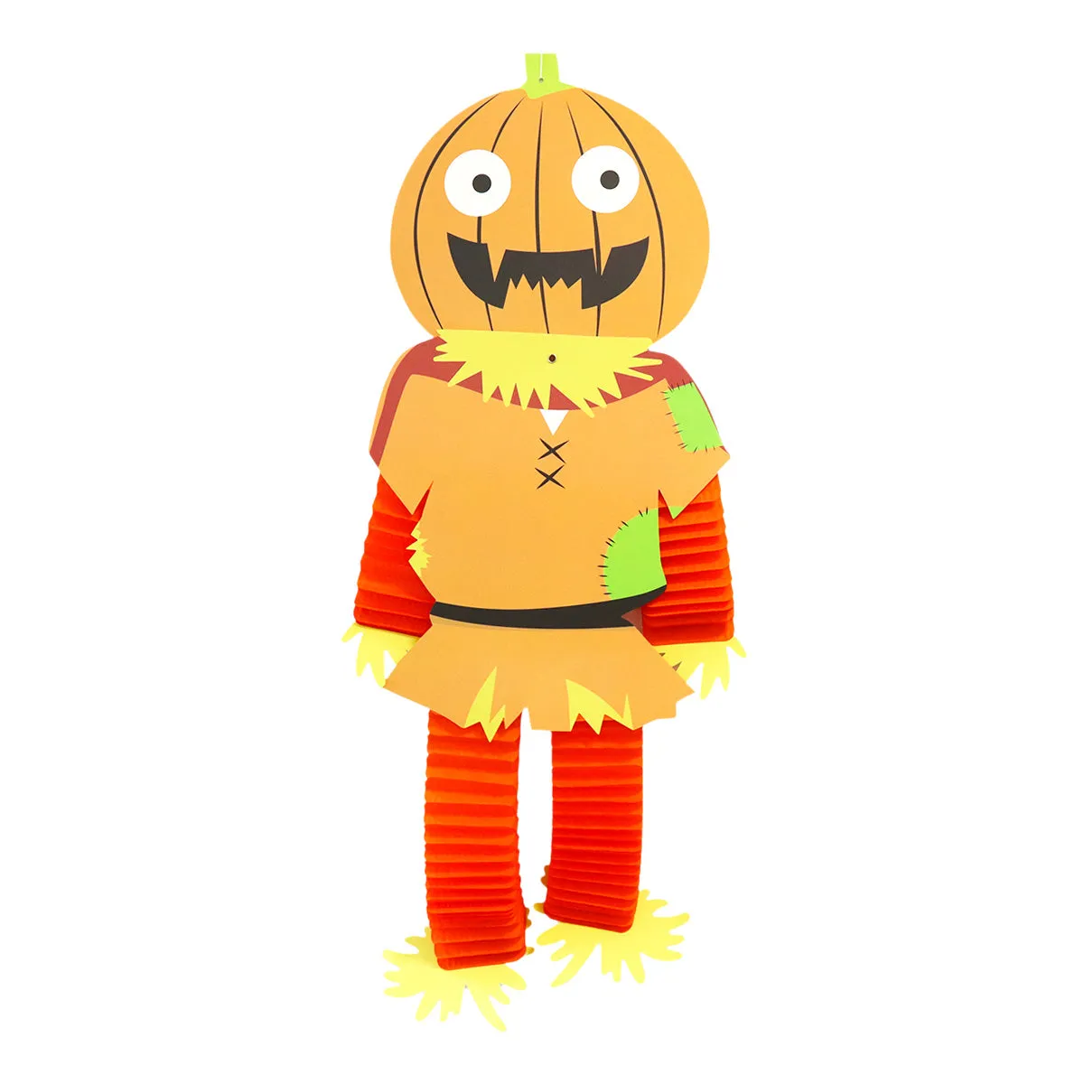 Decoración Colgante de Papel con Diseo de Calabaza