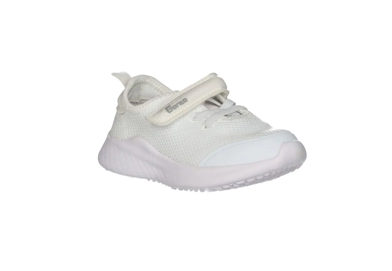 Deportivo Nylon Blanco Velcro Cordones Elasticos