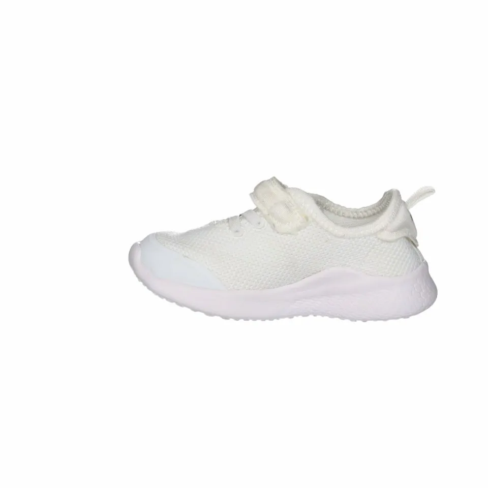 Deportivo Nylon Blanco Velcro Cordones Elasticos