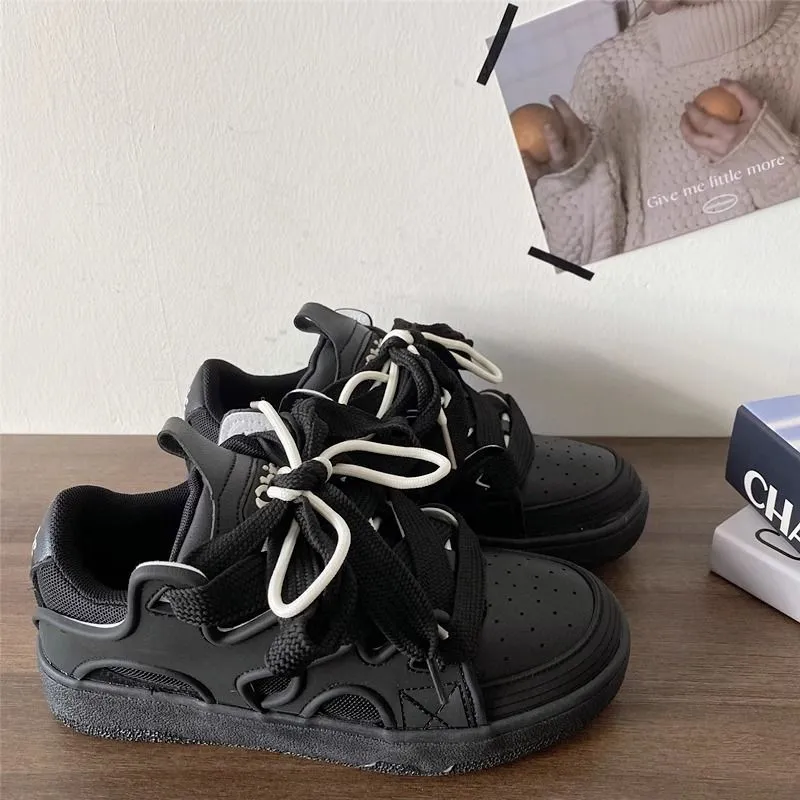Diseño de calzado de tablero de RV Nicho de estudiante Ins Pan pareja zapatos deportivos de moda