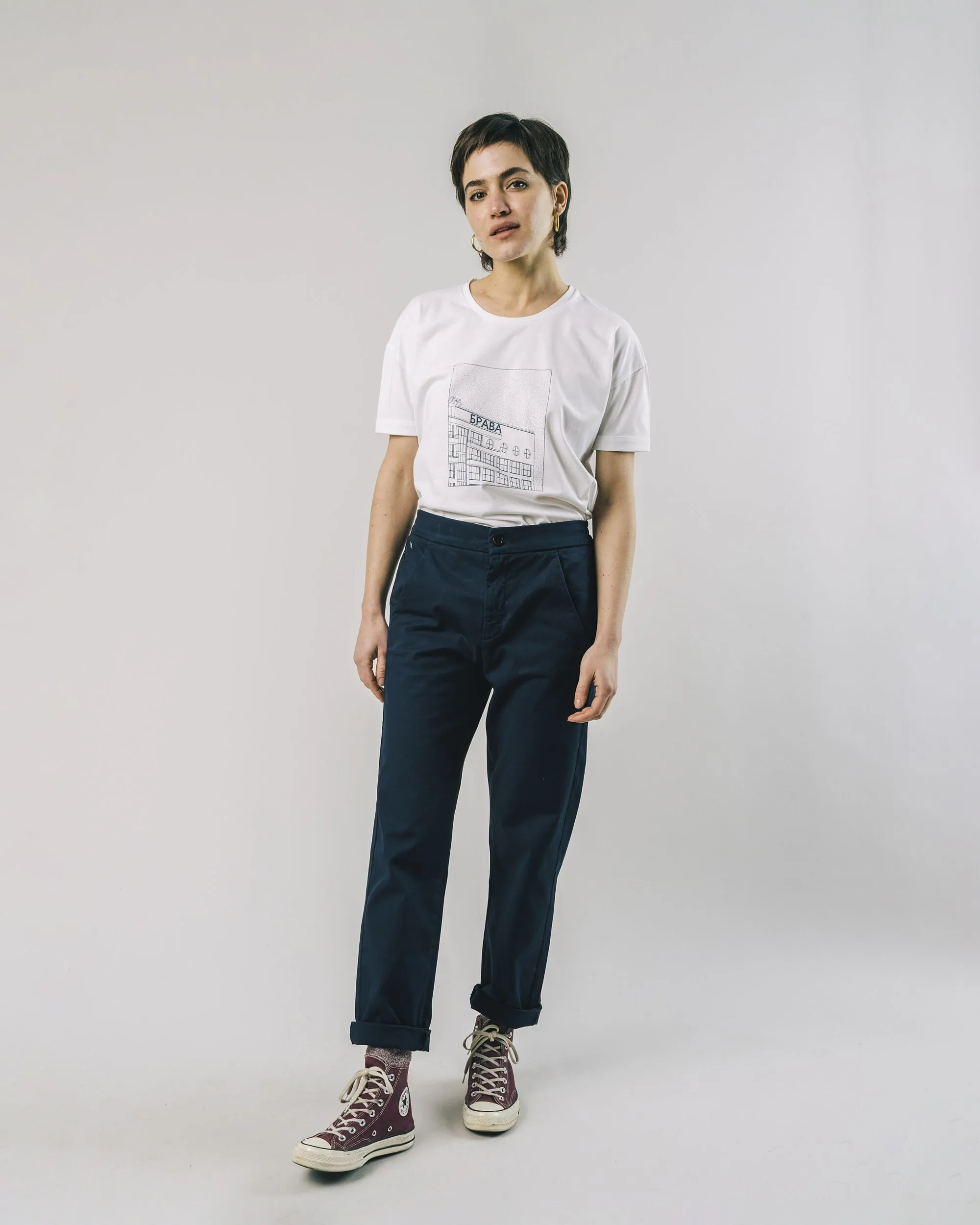 DISTRICT SLIM TSHIRT WHITE