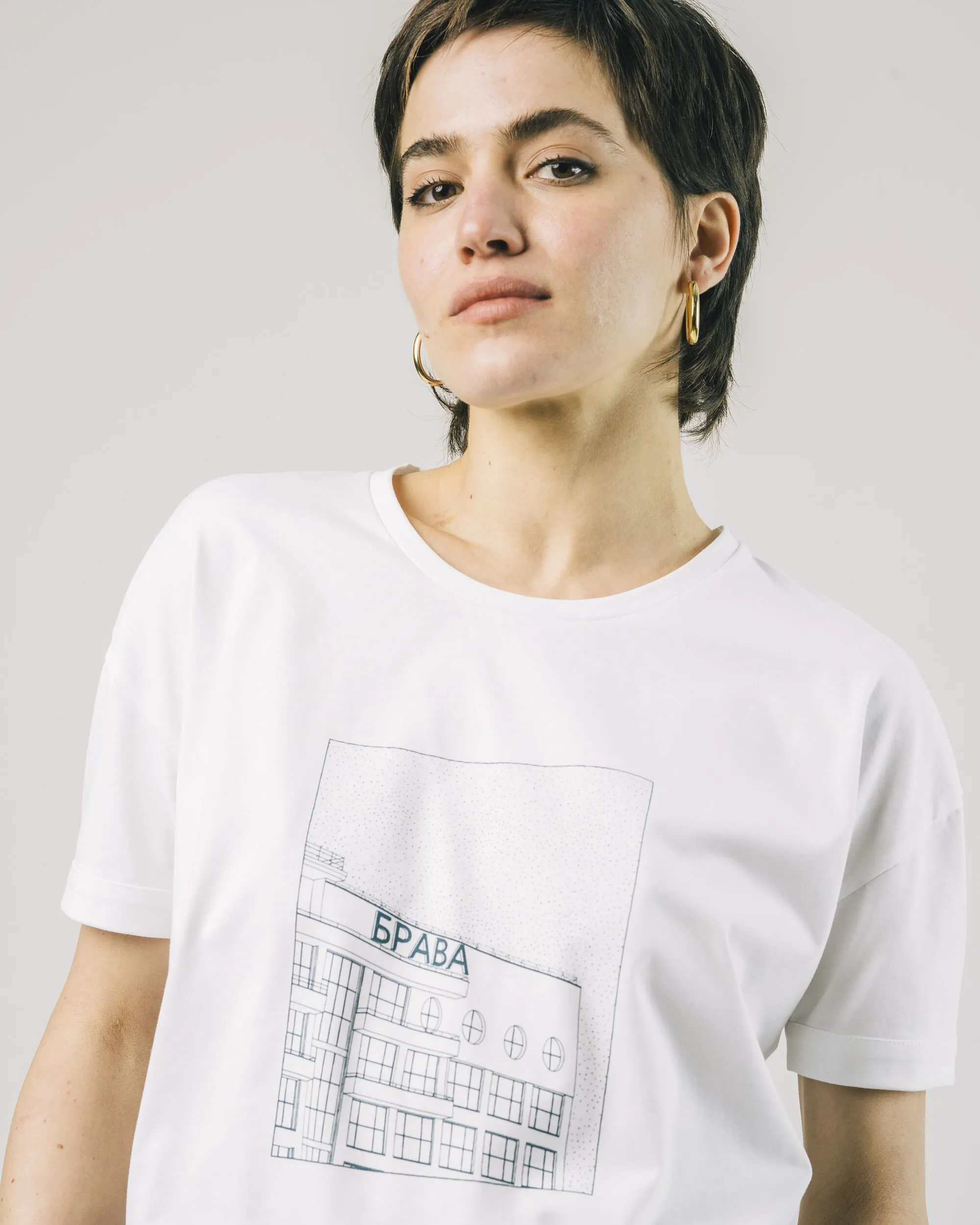 DISTRICT SLIM TSHIRT WHITE