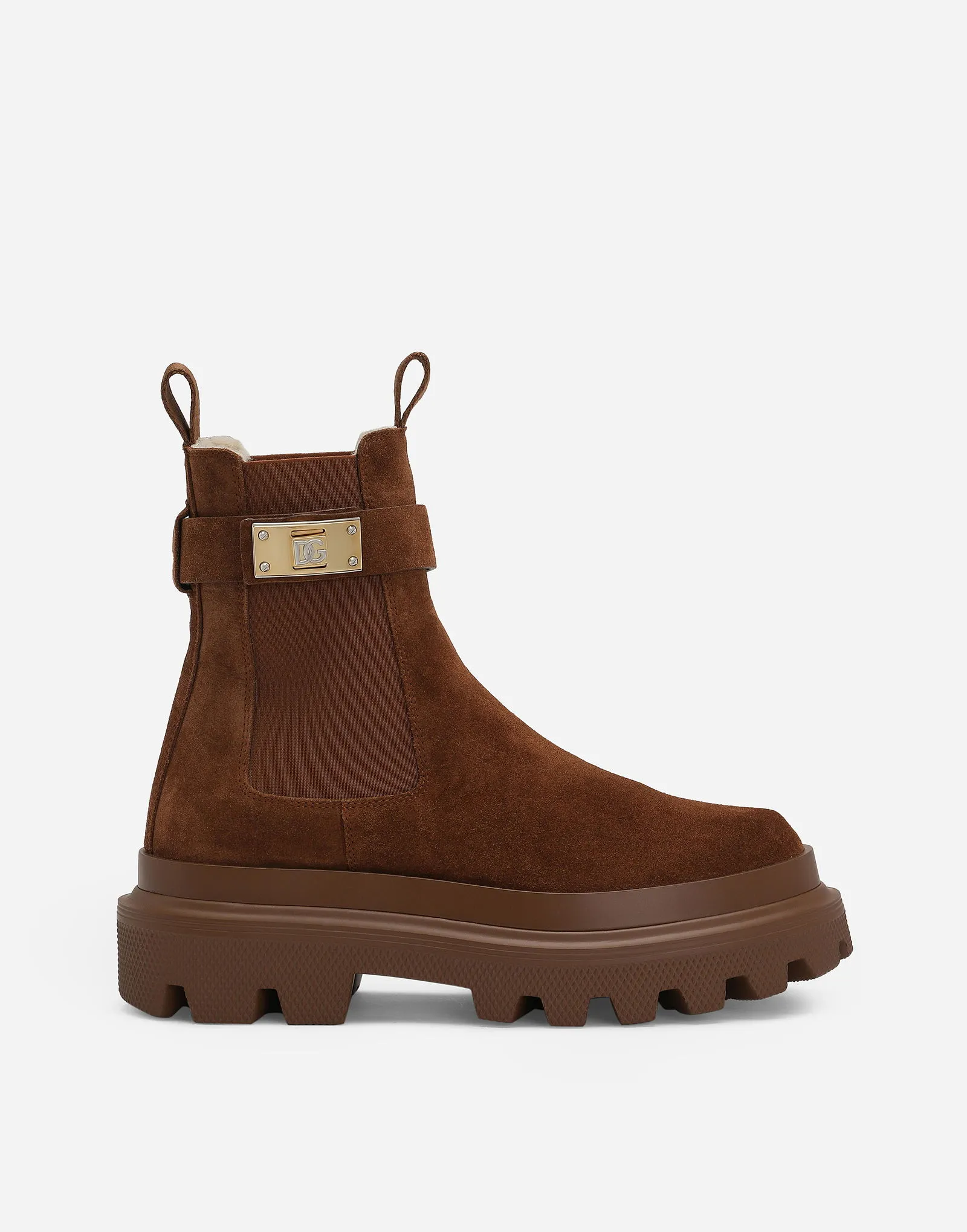 Dolce & Gabbana Suede Ankle Boots