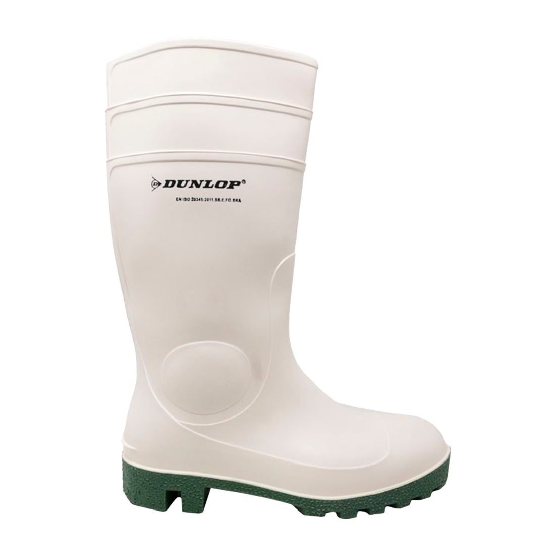 DUNLOP PP171BV03 TALLA 36 PAR DE BOTAS DE PVC CON PUNTA DE ACERO BLANCAS ALTAS