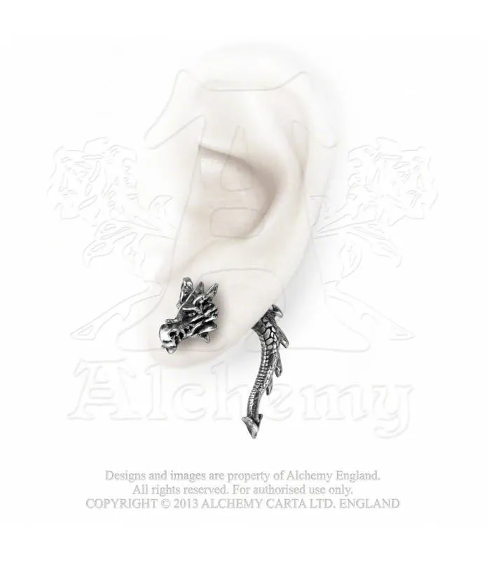 E324 PENDIENTES "TOR DRAGON" EARRINGS BY ALCHEMY