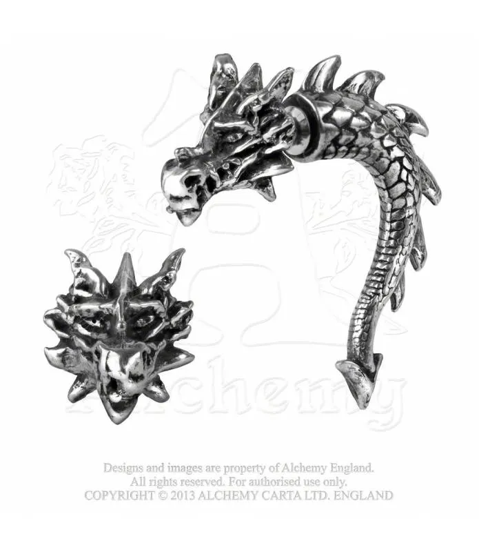 E324 PENDIENTES "TOR DRAGON" EARRINGS BY ALCHEMY