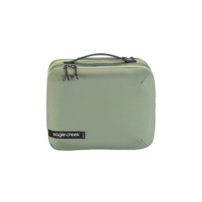 EAGLE CREEK PACKIT REVEAL TRIFOLD TOILETRY KIT MOSSY GREEN