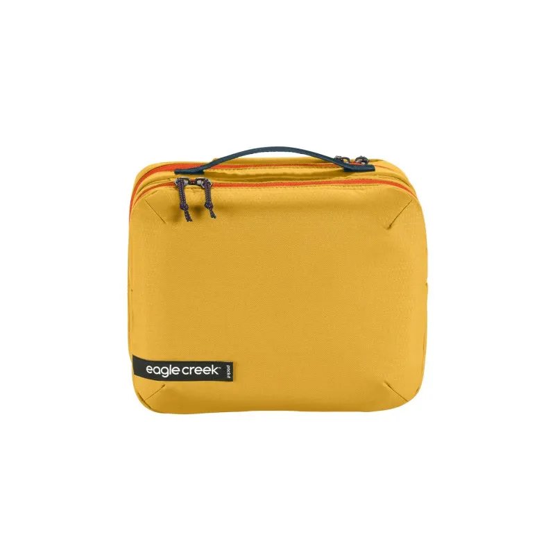 EAGLE CREEK PACKIT REVEAL TRIFOLD TOILETRY KIT SAHARA YELLOW