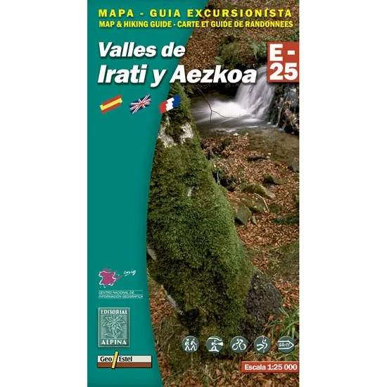 ed. alpina Mapa Irati Aezkoa 1:25000