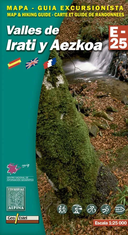 ed. alpina Mapa Irati Aezkoa 1:25000