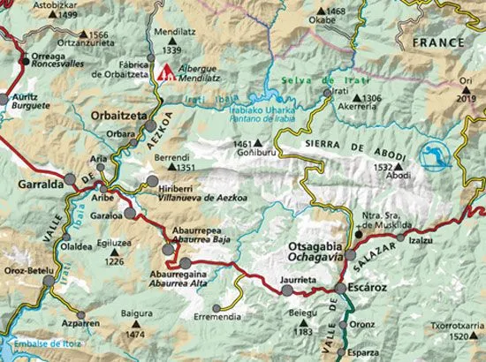 ed. alpina Mapa Irati Aezkoa 1:25000