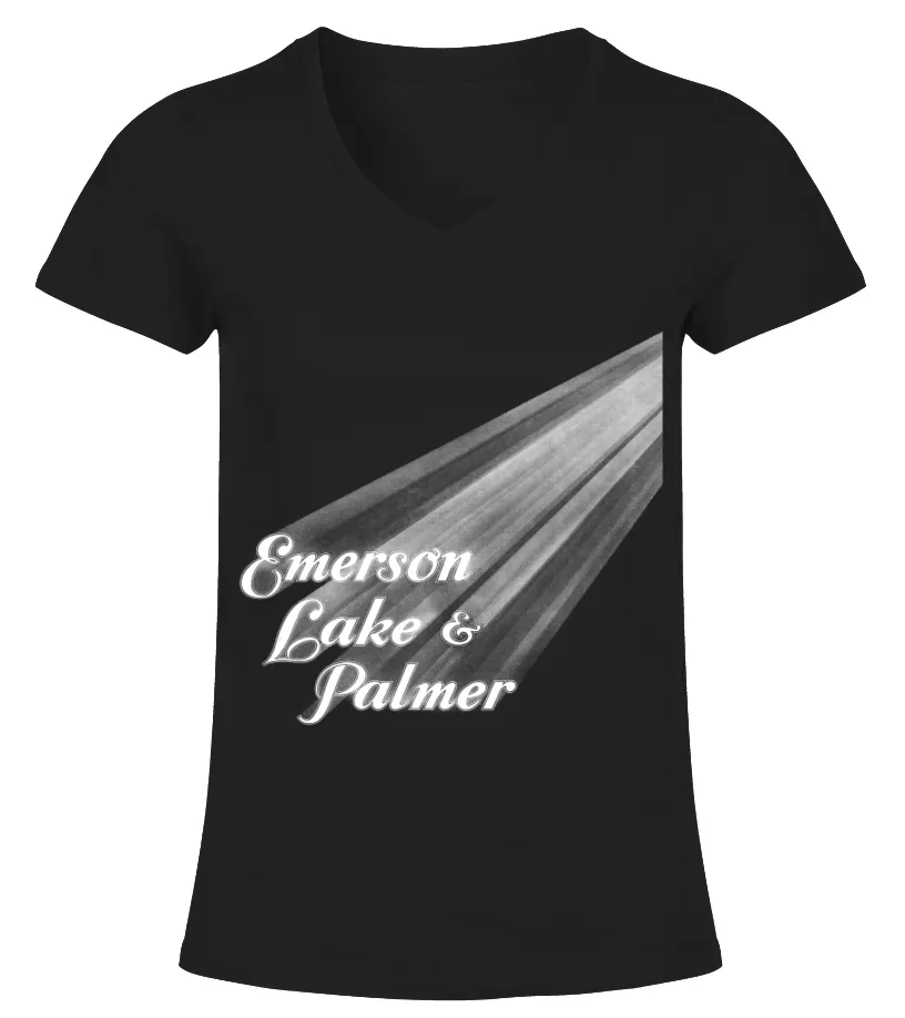 Emerson, Lake &amp; Palmer BK (15) Camiseta cuello pico Mujer