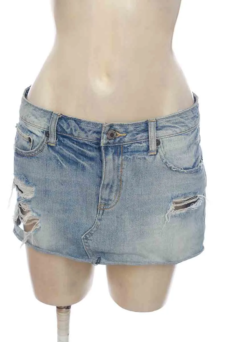 FALDA COLOR AZUL  AMERICAN EAGLE