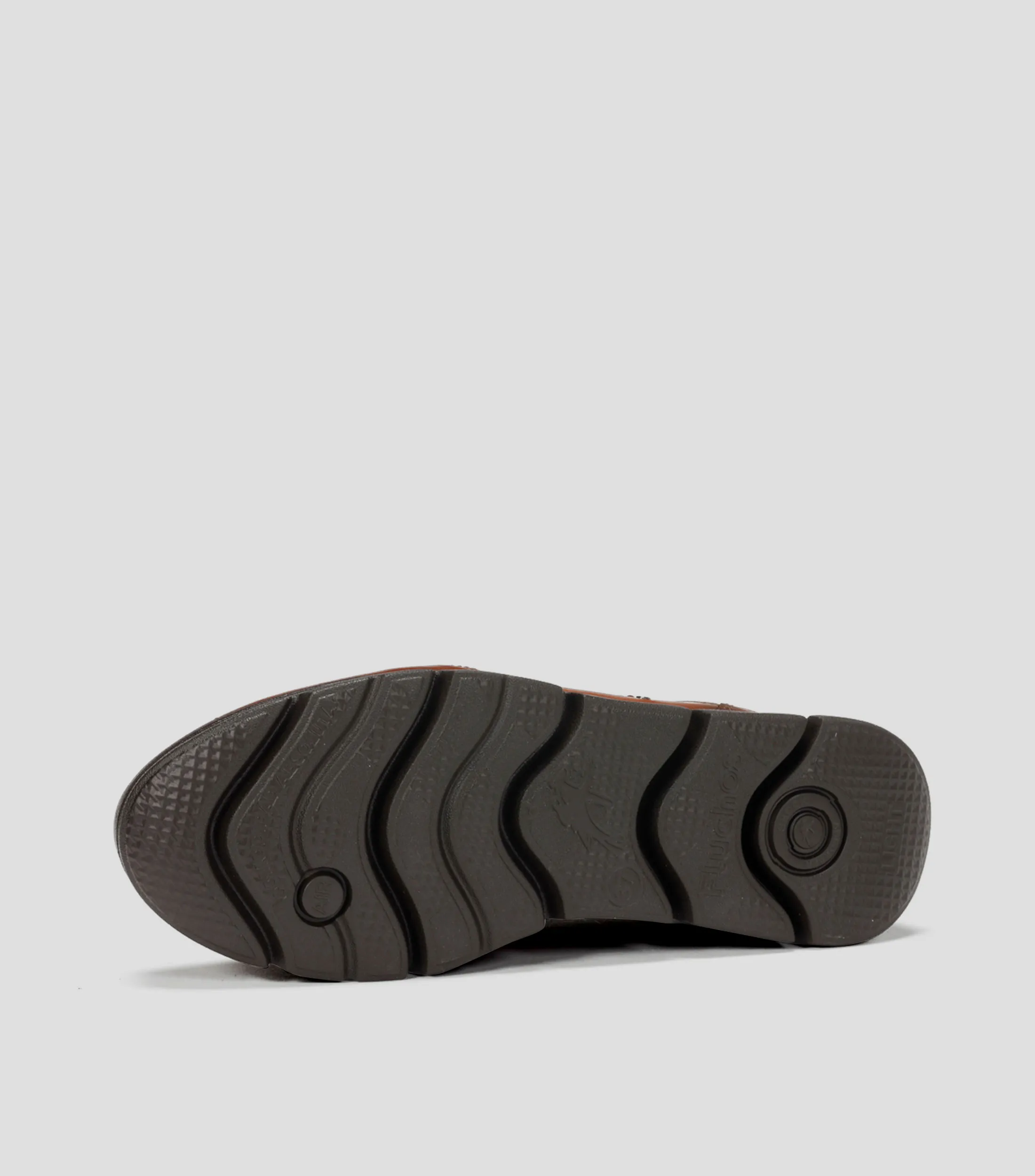 Fluchos Zapatos casuales con tacón bajo en piel Bona Mujer
