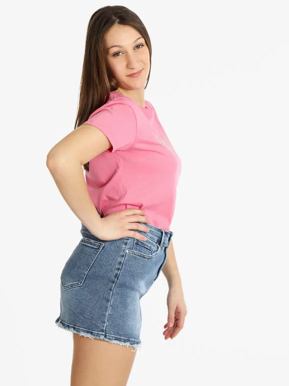 Freddy Camiseta de mujer de manga corta con letras