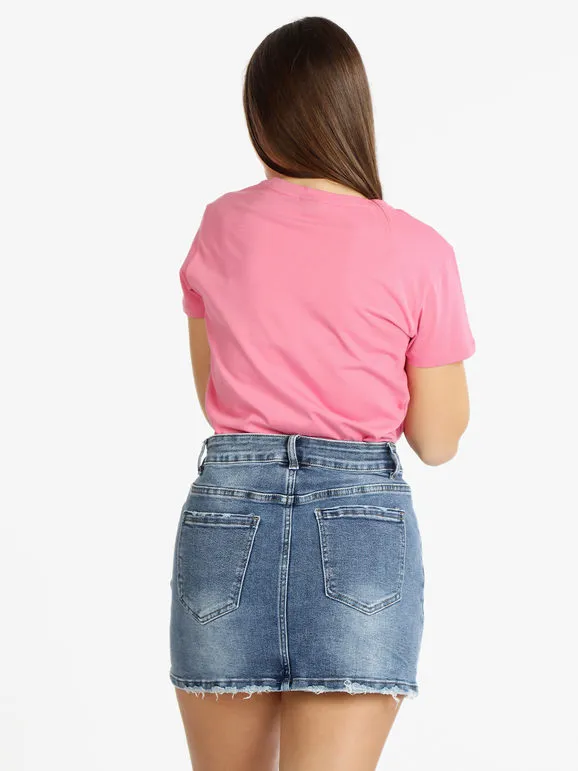 Freddy Camiseta de mujer de manga corta con letras