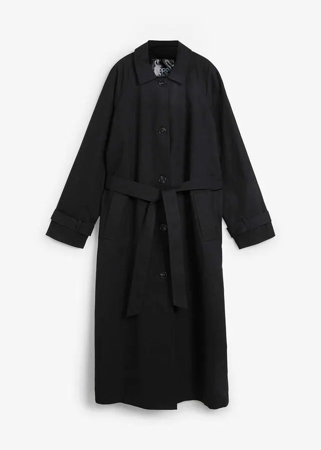 Gabardina Negro