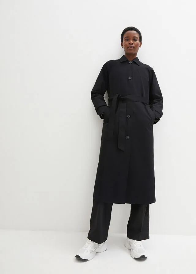 Gabardina Negro